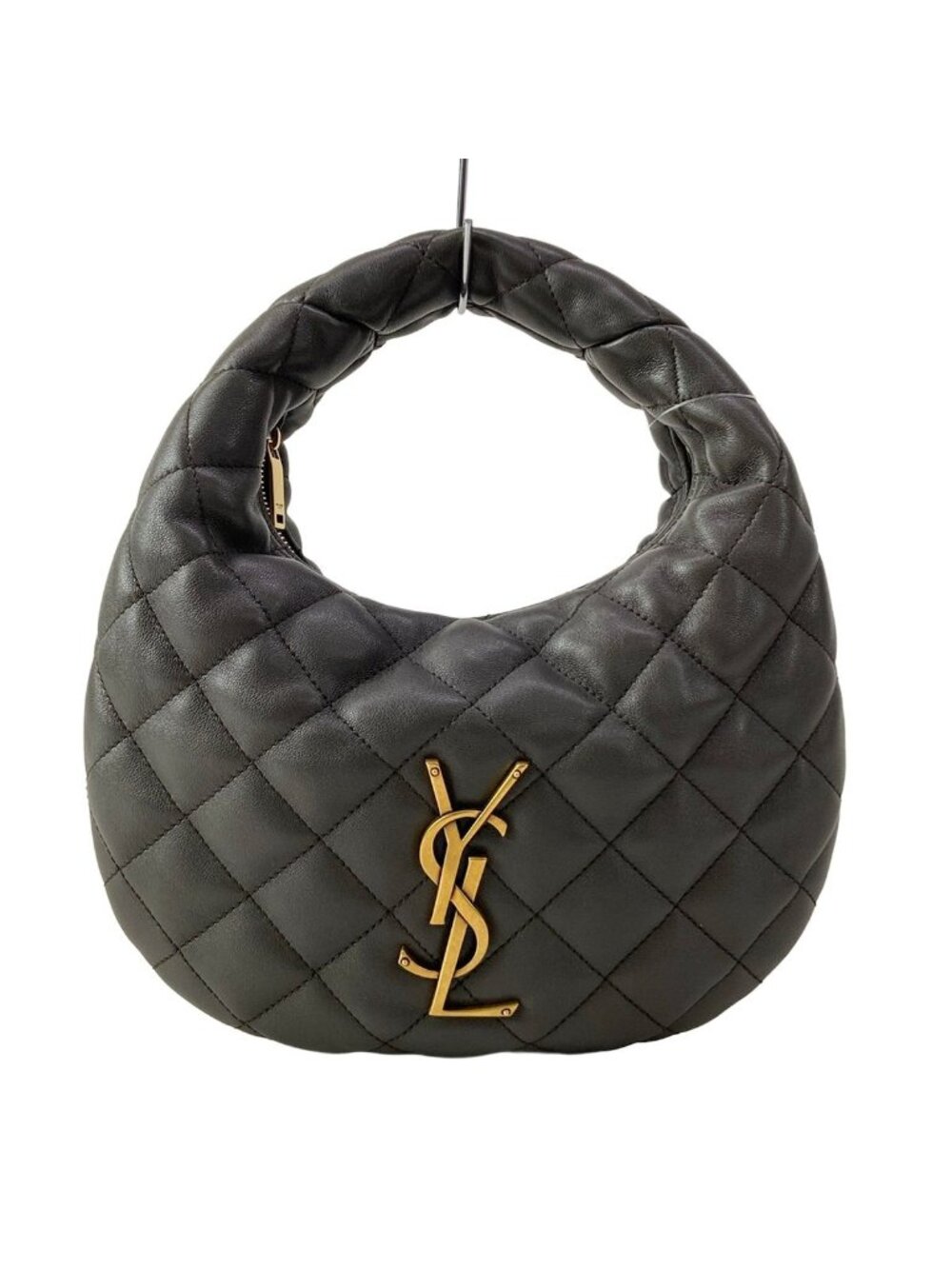 Saint Laurent Paris Handbag Dark Gray Leather
